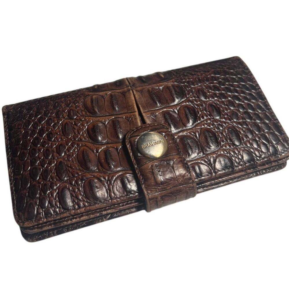 VTG Brahmin Crocodile Embossed Wallet